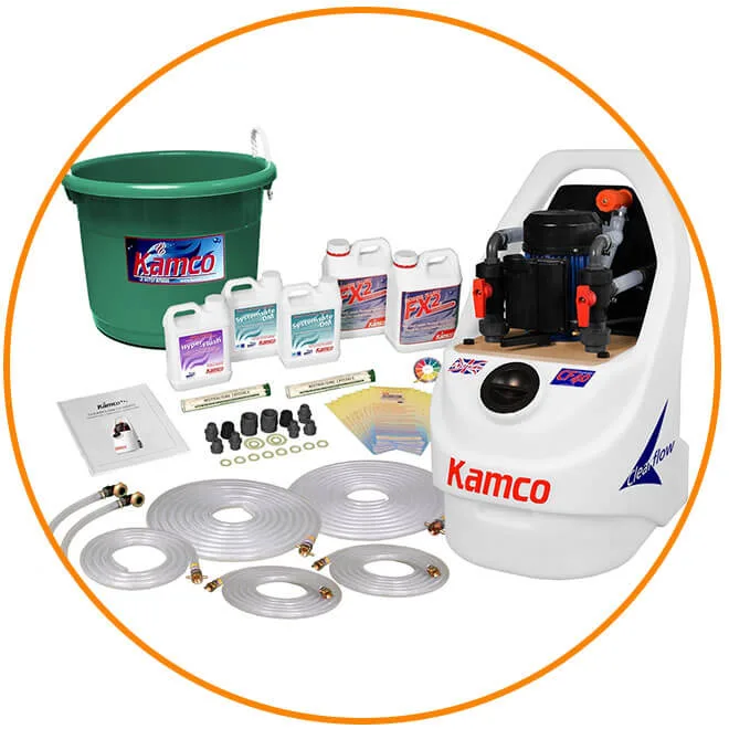 Central heating power flush